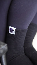 Load image into Gallery viewer, 3 Pack Black/White Wolf Socks
