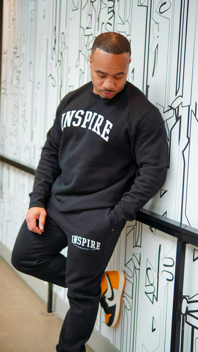 Black Inspire Joggers